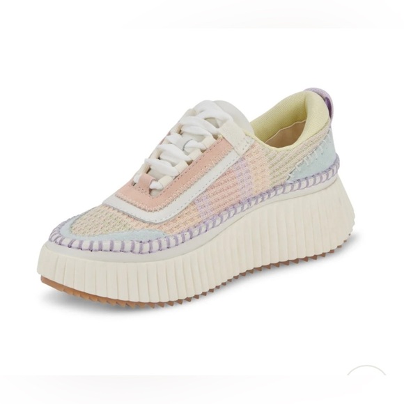 EUC Dolce Vita Dolen Crochet pastel sneaker - size 10 - Picture 9 of 10